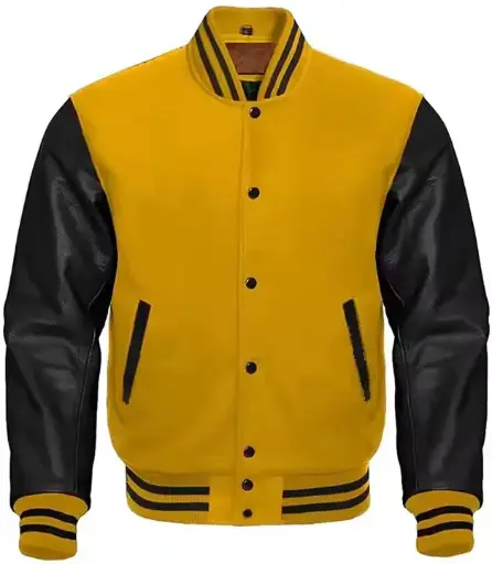 High Quality Letterman Varsity Jackets Wool Body Genuine Leather Sleeves Winter Wear Smart and Stylish Men's Jacket